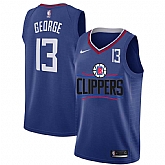 Clippers 13 Paul George White Nike Number Swingman Jersey Dzhi,baseball caps,new era cap wholesale,wholesale hats